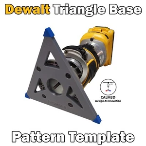 Dewalt DCW600 Compatible Triangular Trim Router Replacement Base – INC P&P - Picture 1 of 14