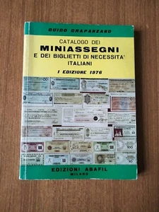 1976 CATALOGO DEI MINIASSEGNI E BIGLIETTI DI NECESSITA ITALIANI ASSEGNI - Foto 1 di 9