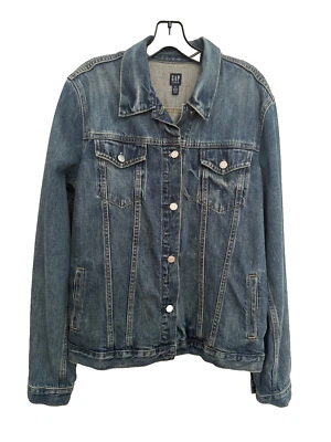 Chaqueta vaquera GAP Icon talla XL azul montura alta Foto 1 de 2