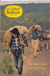 national geographic-SCHOOL BULLETIN-may 2,1966-THE PEACE CORPS. - Picture 1 of 3