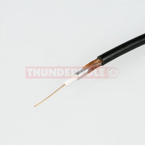 10m RG58 U Koaxial Koaxialkabel 50 Ohm schwarz Leitung für CB & Amateurfunk Antennen - Bild 1 von 1