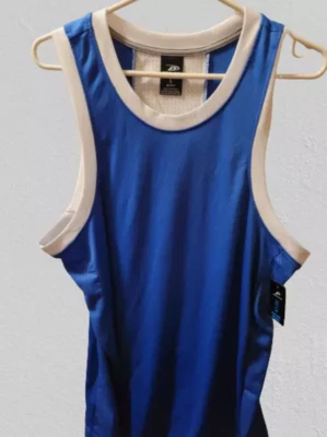 Camiseta sin mangas de malla Pro-Player para hombre azul con blanco talla XL Foto 1 de 2