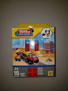 Hasboro Tonka Mighty Builders camión de cemento bloque de construcción juego de 15 piezas nuevo en caja - Imagen 1 de 2