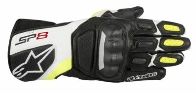 Alpinestars SP-8  SP8 V2 All colours Leather Racing & Sport Motorcycle Gloves - Image 1 of 4