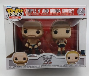 Funko Pop Wwe Triple H And Rhonda Rousey 2 Pack, C1680 - Picture 1 of 8
