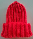 Hand Knit Stocking Hat - Adult Size Unisex