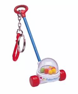 Llavero de juguete Fisher-Price CORN POPPER mini retro retirado FP miniatura - Imagen 1 de 5