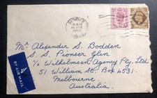 1948 Dundee England Airmail Cover To Melbourne Australia