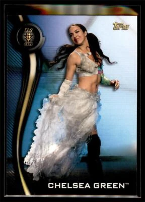 Juego de lista Topps WWE Wrestling NXT 2019 inserción #9 verde Chelsea Foto 1 de 2
