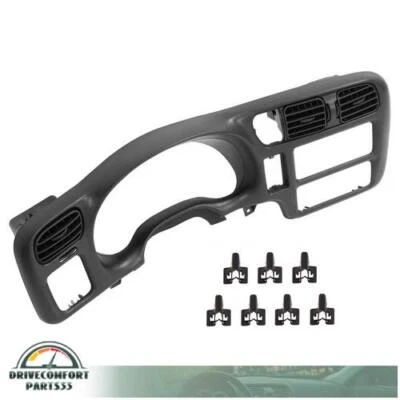 Para Chevy Blazer S10 98-04/GMC Jimmy 98-05 Tablero Borde Bisel Cubierta Radio Tablero Borde Foto 1 de 4