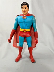 RARE Superman Power Hero Bootleg Batman Body 10'' Blow Mold Hard Plastic Figure - Picture 1 of 6