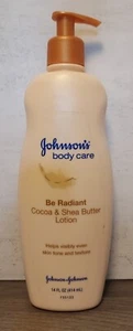 RARE NEW JOHNSON'S BE RADIANT COCOA & SHEA BUTTER LOTION~14 OZ! - Picture 1 of 2