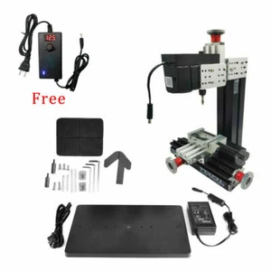 High Power Metal Mini Lathe DIY Micro Milling Machine Millier 12000rpm 24W - Picture 1 of 12