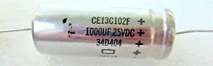 CE13C102F SPRAGUE 4111950-254 CONDENSATORE ELETTROLITICO FISSO 1000uF 25VDC - Foto 1 di 3