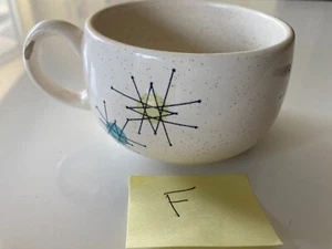 FRANCISCAN STARBURST KAFFEE TEETASSE ATOMIC MCM MID CENTURY VERSANDBEHÄLTER AM SELBEN TAG! - Bild 1 von 4