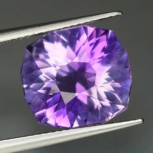 Piedra preciosa suelta natural corte precisión amatista púrpura de 6,25 quilates Bolivia - Imagen 1 de 3