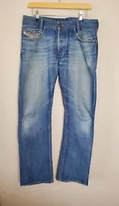 Diesel Koffha Regular Bootcut Mens Jeans W30 L30 Blue Button Fly - Picture 1 of 8