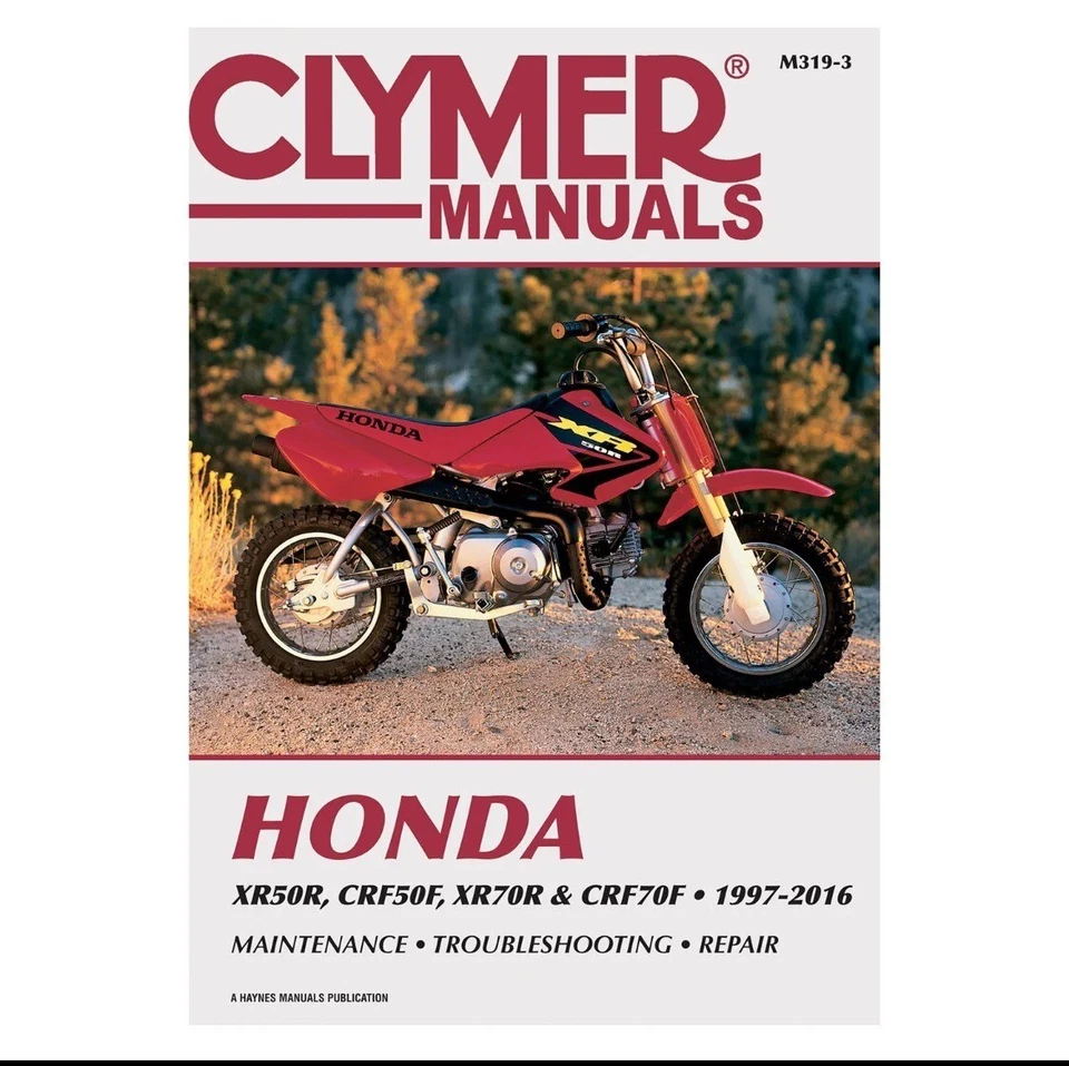 Manual de reparación para Honda CRF50F 04-09 Honda XR50R, CRf50F, XR70R y CRF70F Foto 1 de 1