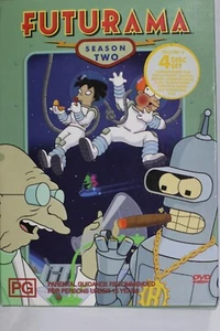 Futurama Season 2 (DVD, 2003, 4-Disc Set) PG Box Set Reg 4  Like New (D640) - Picture 1 of 2