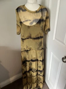 Lovely BNWT Red Herring Size 18 MAXI Dress Black Multicolour - Picture 1 of 16