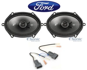 Kicker 6x8" Rear Factory Speaker Replacement Kit Harness For 1999-03 Ford F-150 - Picture 1 of 7