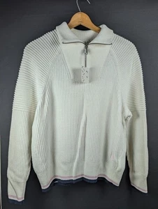 Puma X Arnold Palmer Sweater Women's Size XL Golf Preppy Retro Chunky MSRP $140 - Picture 1 of 9