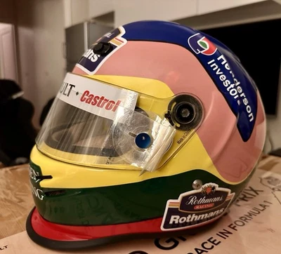 F1 helmet1997 Jacques Villeneuve  World Champion,Replica,Williams F1,Ferrari - Image 1 of 4