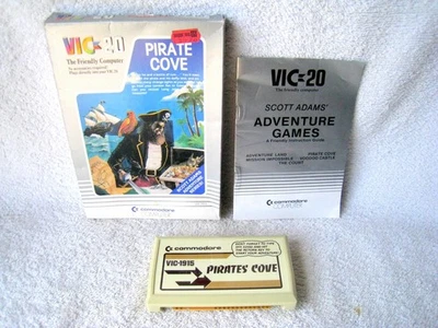 Commodore VIC-20 Video Game Cartridge - Pirates' Cove (1981) VIC-1915 with Box - Image 1 of 4