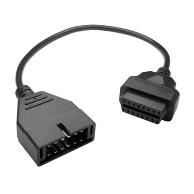 OBD1 Scanner, OBD1 to OBD2 GM Adapter, OBD 1 Scanner Cable Code Reader Black - Image 1 of 4