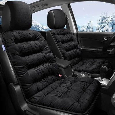 Universal Winter Front Car Plush Seat Cover Cushion  Seat Cover Cushion Xmas~ - Image 1 of 4