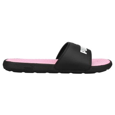 PUMA Cool Cat Slide  Womens Black Casual Sandals 371013-03 - Image 1 of 4