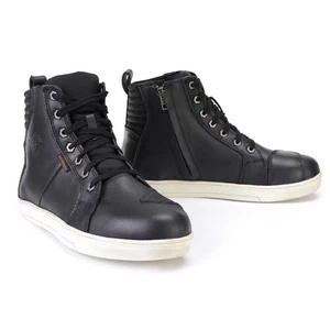 Milwaukee Leather MBM9114 Men's Black Waterproof Leather Street Riding Shoes - Bild 1 von 17