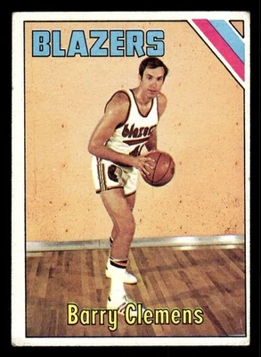 1975 TOPPS BARRY CLEMENS 22 VG BASKETBALL PORTLAND TRAIL BLAZERS - Image 1 of 2