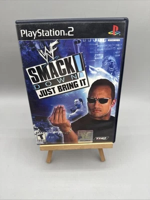 WWE SmackDown Just Bring It PS2 Playstation 2 CIB W/MANUAL, BLACK LABEL  - Image 1 of 3