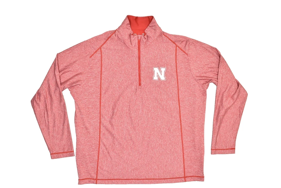 Pullover Cornhuskers Nebraska rojo talla XXL de Antigua para hombre Foto 1 de 4