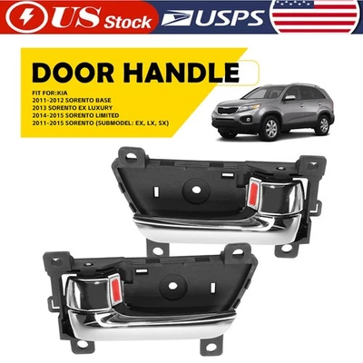 Manija interior de puerta interior de coche para Kia Sorento 2011-2015 delantera trasera derecha izquierda Foto 1 de 4