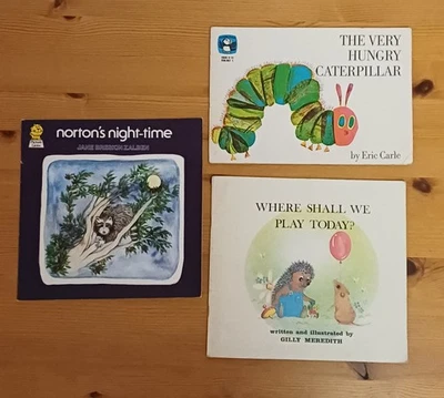 3 Vintage Childrens Books. The Very Hungary Catepiller Nortons Night Time And 1 - Image 1 of 4