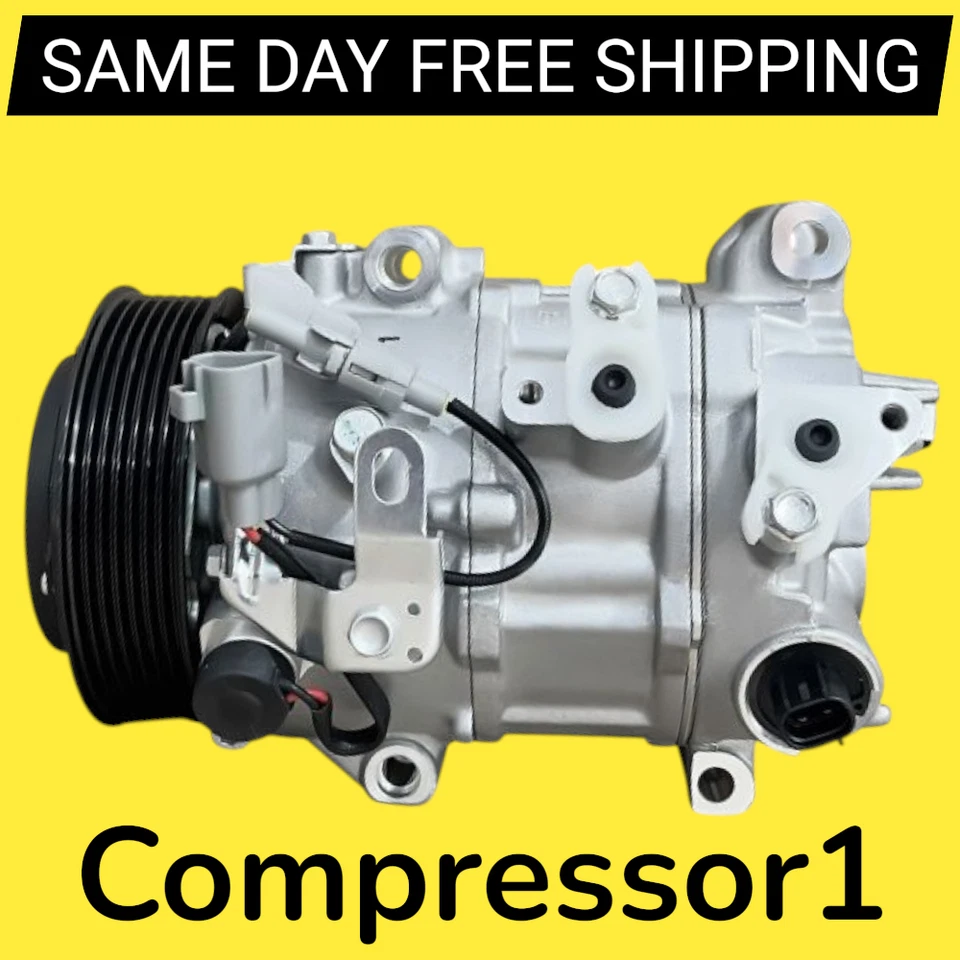 AC Compressor For 2017 2018 2019 2020 Toyota Sienna, Highlander 2014-2019 3.5L - Image 1 of 3