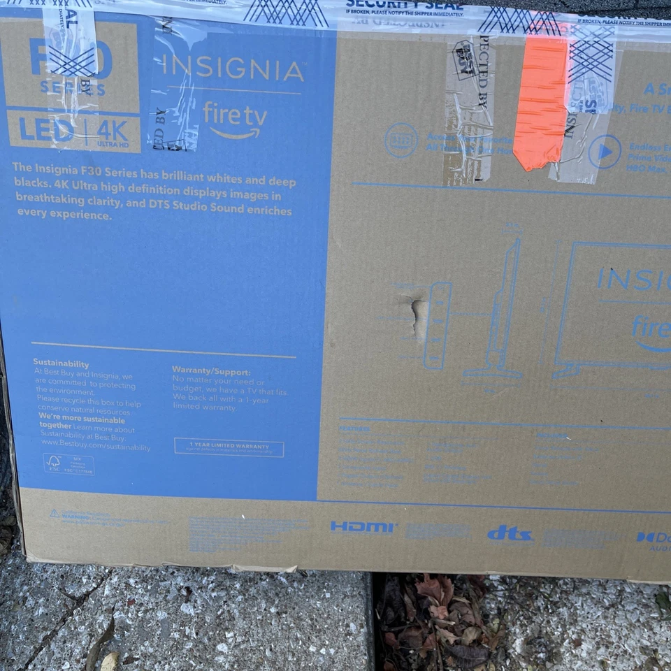 Insignia- 43" Class F30 Series LED 4K UHD Smart Fire TV - Image 1 of 2