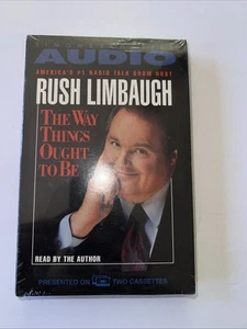 The Way Things Ought to Be by Rush H. Limbaugh III (1992, Audio Cassette,... - Foto 1 di 1