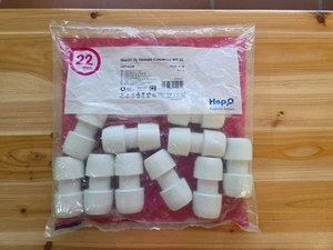 Hep2O Plastic Push-Fit  Straight Connector - 22mm (PACK of 10) HD1/22W - Bild 1 von 3