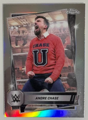 2025 Topps Chrome WWE #32 Andre Chase Refractor - Image 1 of 4