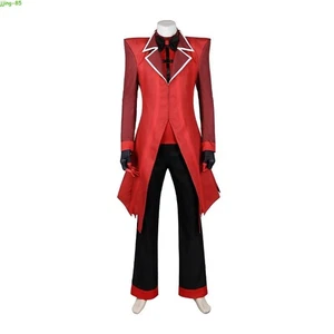 Costume cosplay Anime Hazbin Hotel Alastor set completo abbigliamento Unifom - Foto 1 di 7