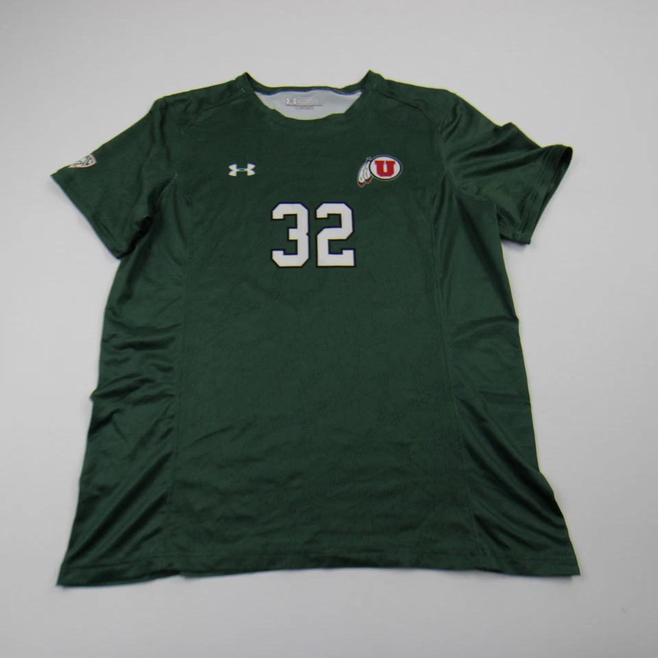 Camiseta de práctica Utah Utes Under Armour - Fútbol para hombre verde oscuro usada Foto 1 de 1