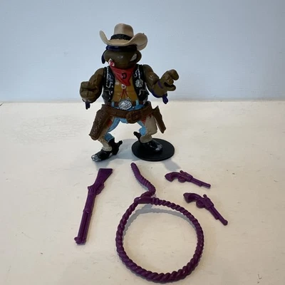 TMNT Crazy Cowboy Don Complete 1992  Wild West Teenage Mutant Ninja Turtles Punk - Image 1 of 4