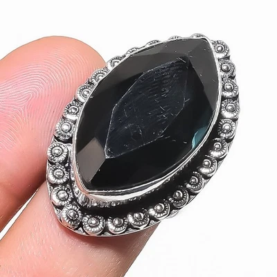 Anello regolabile gioiello in argento sterling 925 regalo pietra preziosa... - Immagine 1 di 4