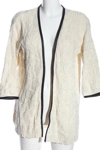 MANGO CASUAL Cárdigan Mujeres Talla EU 36 blanco puro-negro look casual - Imagen 1 de 5