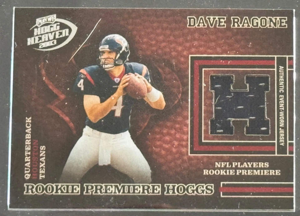 2003 Playoff Hog Heaven Dave Ragone MEM /750 #220 - Image 1 of 3