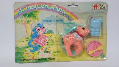 Vintage 1984 Top Toys Argentina My Little Pony G1 Baby “Primera Comida” MOC - Image 1 of 2