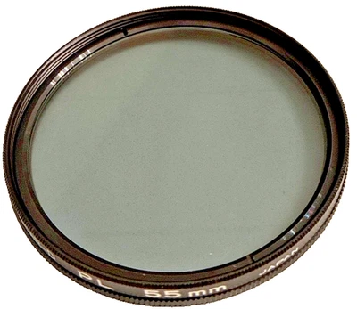 Star-D 55mm Linear Polarizer Polarizing Filter for SLR & Rangefinder Camera Lens - Image 1 of 2